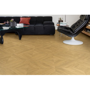 Ламінат Quick-Step Impressive Patterns Дуб шеврон натуральний, 32 клас, фаска 4v, вологостійкий, 8*131*655 мм